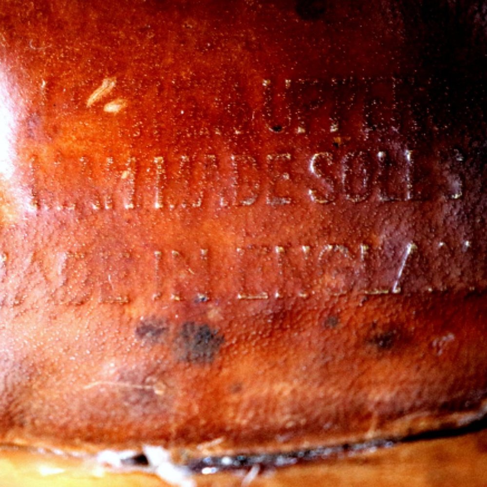 Oxblood Gripfast Shoes Steel Toe boots-Made in England Wingtips, UK 6-US 7 Punk - Picture 3 of 6